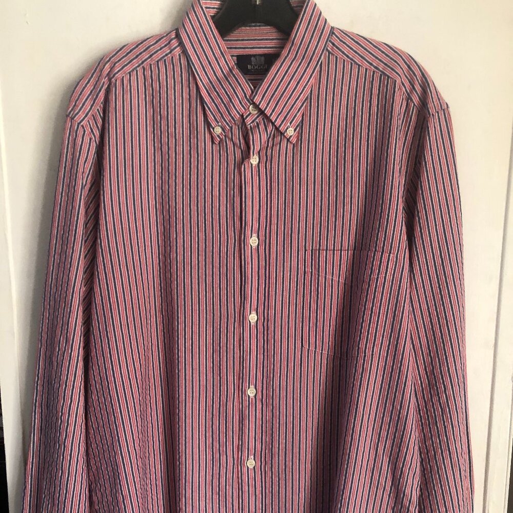 Boggi Milano Casa Fondatanel 1939 L/S button up T-Shirt in XL